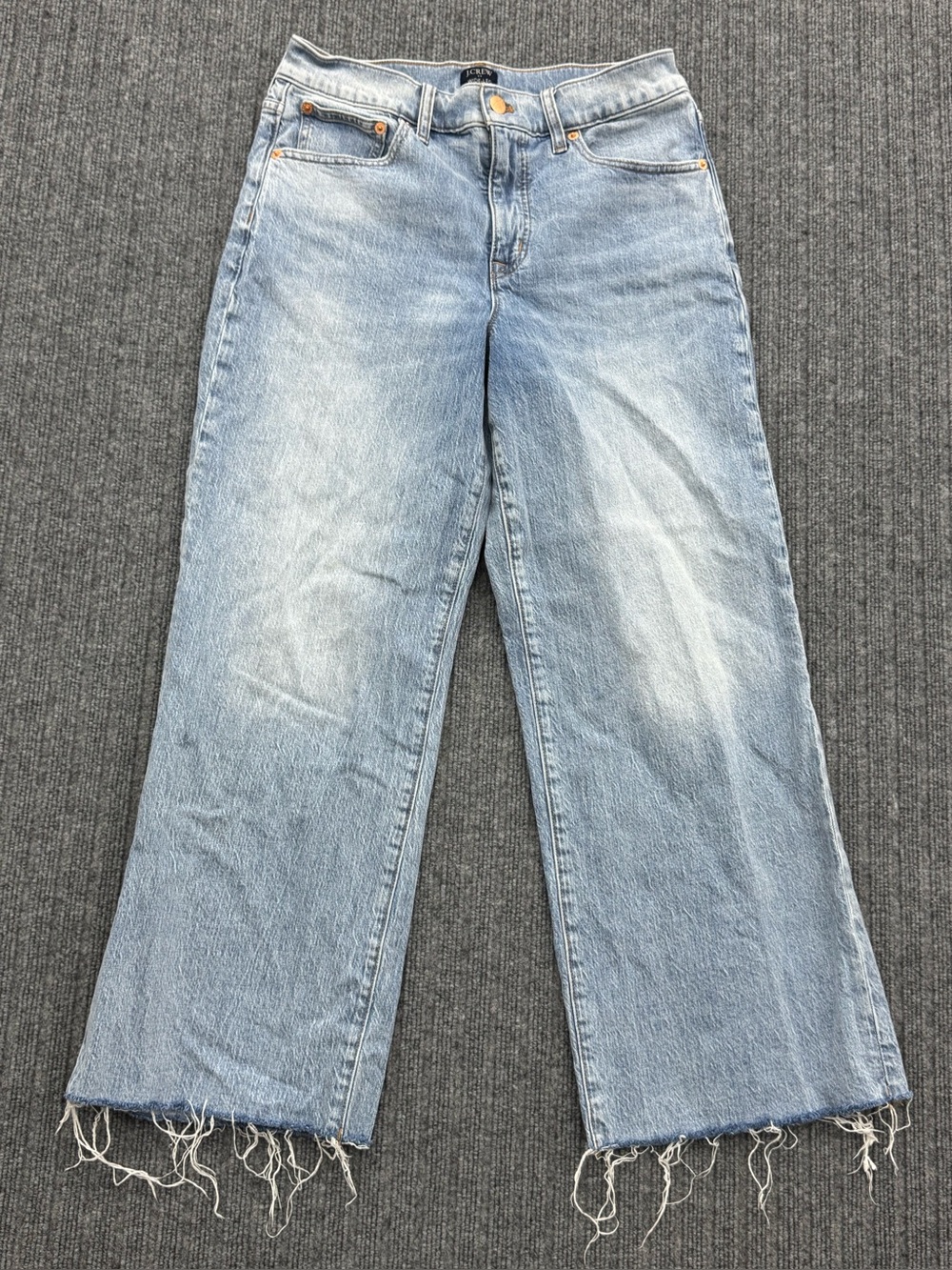 J. Crew Wide-Leg Crop Jeans 27